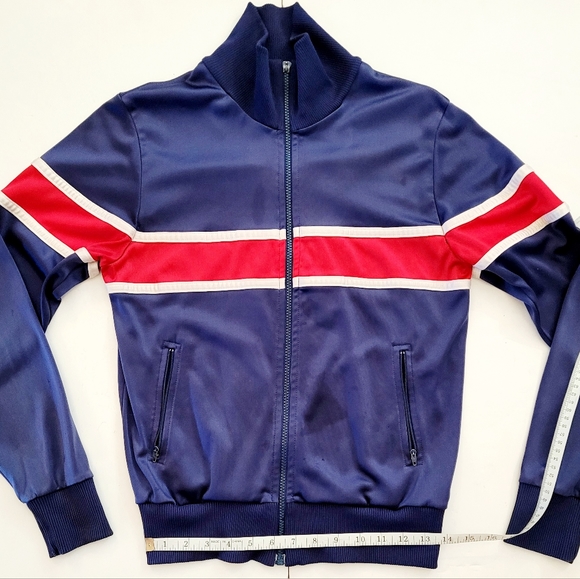 Unisex Retro Vintage Track jacket - Picture 5 of 11
